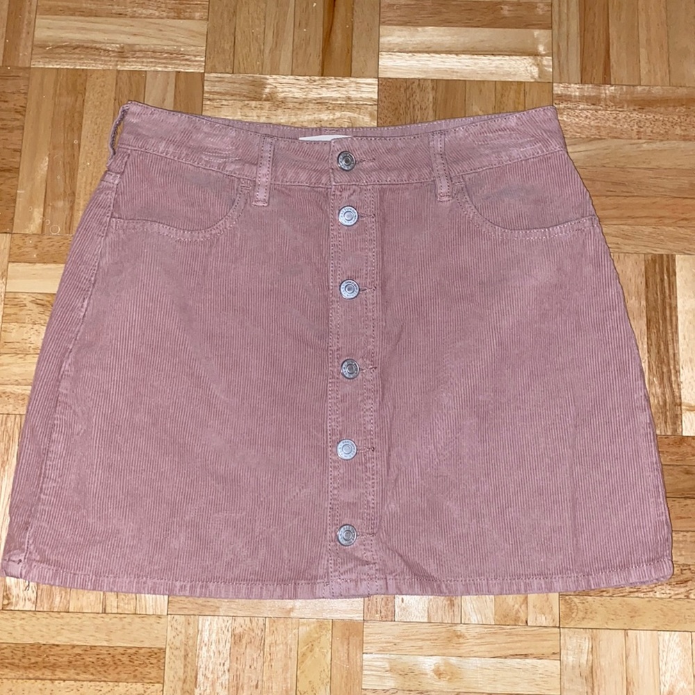 PacSun Mauve Suede Skirt